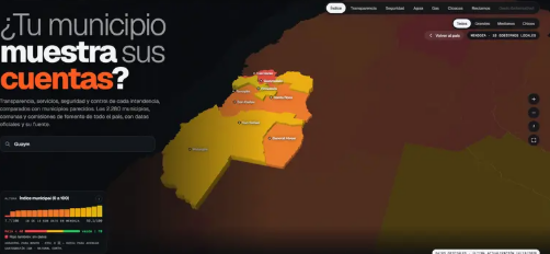 Mapa de transparencia municipal: Mendoza reprobó con apenas tres departamentos aprobados