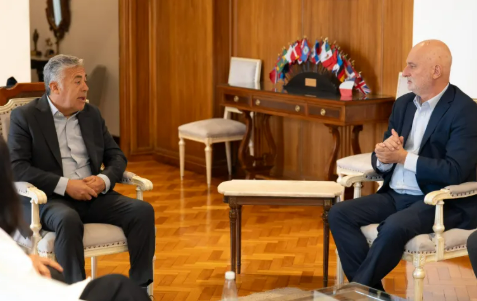Biglieri se reunió con Cornejo para promover su candidatura al Consejo de la Magistratura - imagen adicional