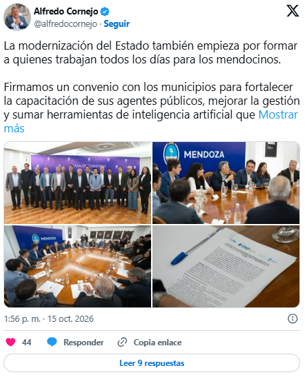 Tunuyán, San Carlos y Tupungato capacitarán empleados en inteligencia artificial - imagen adicional