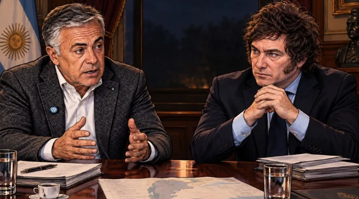 Milei busca alianza con Cornejo de cara a las elecciones de 2027
