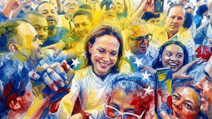 María Corina Machado regresó a Venezuela después de diez meses
