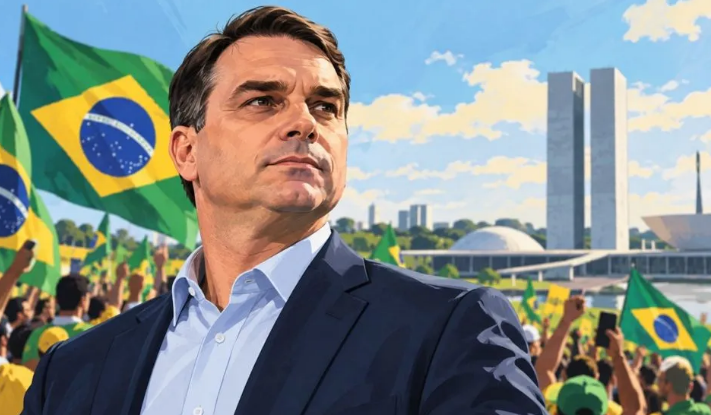 Brasil le prohíbe salir del país a Flavio Bolsonaro por investigaciones