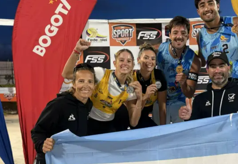 Amieva y Bueno campeones sudamericanos de Beach Volley en Bogotá