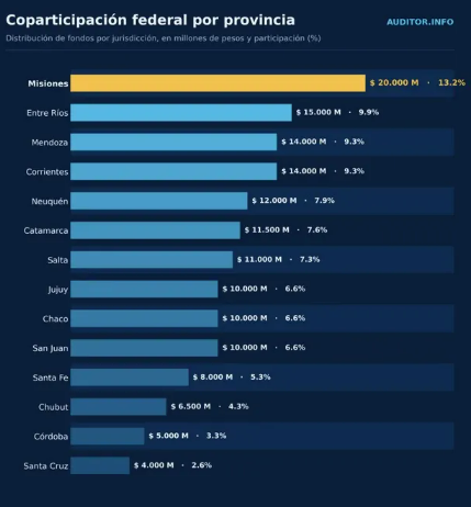 Nación giró solo el 13% de los fondos que el Congreso autorizó para provincias - imagen adicional