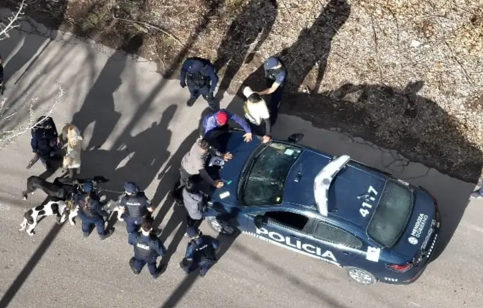 Drones policiales clave para capturar cuatro agresores en Tunuyán