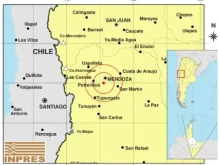 Sismo de 3,6 grados sacudió Mendoza esta mañana sin daños
