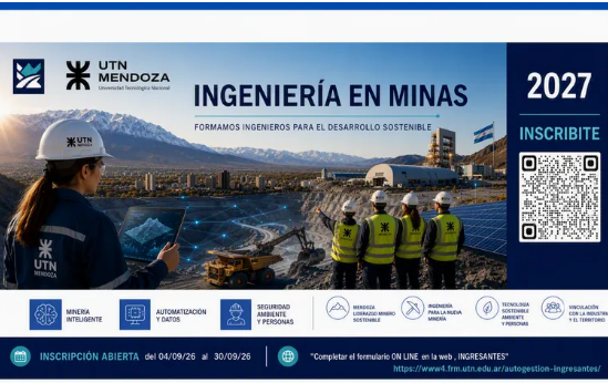 La UTN abre inscripciones para Ingeniería en Minas con inicio en 2027 - imagen adicional